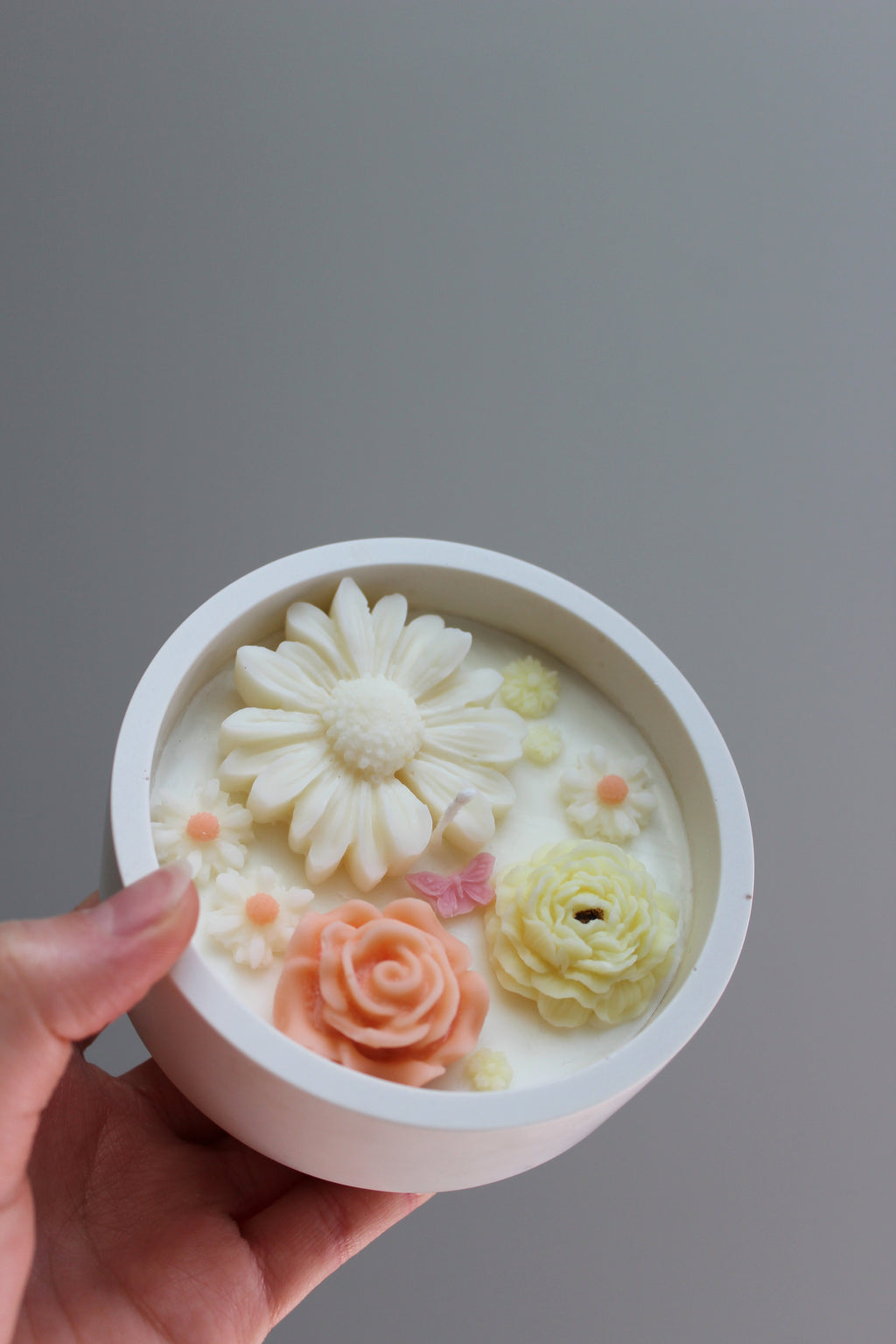 Composition de printemps - Modèle rond