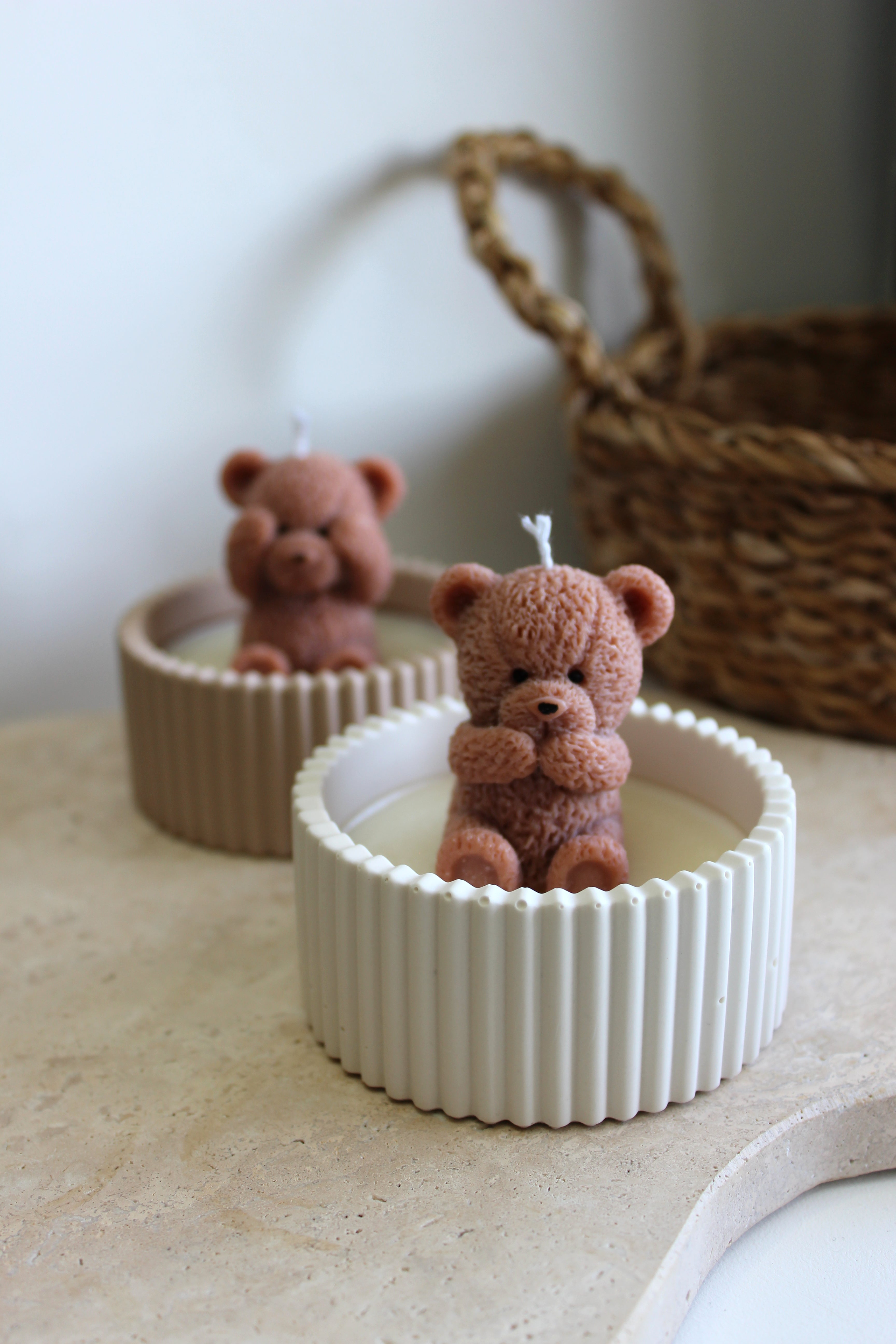 Composition ourson - Mini modèle rond