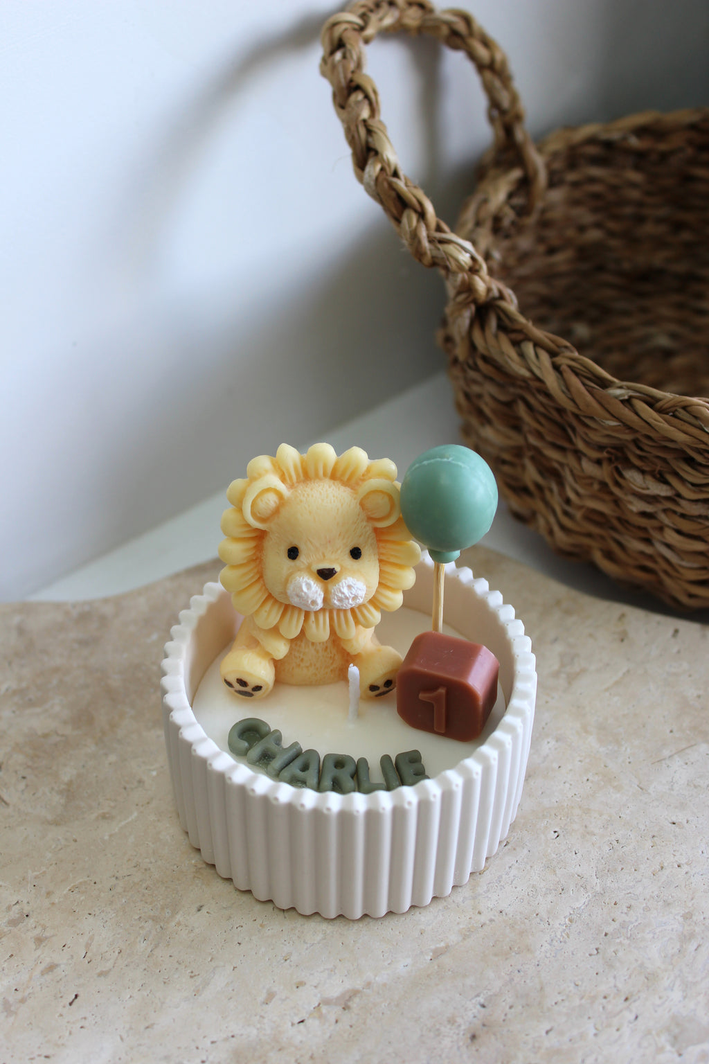Composition anniversaire - Mini modèle rond