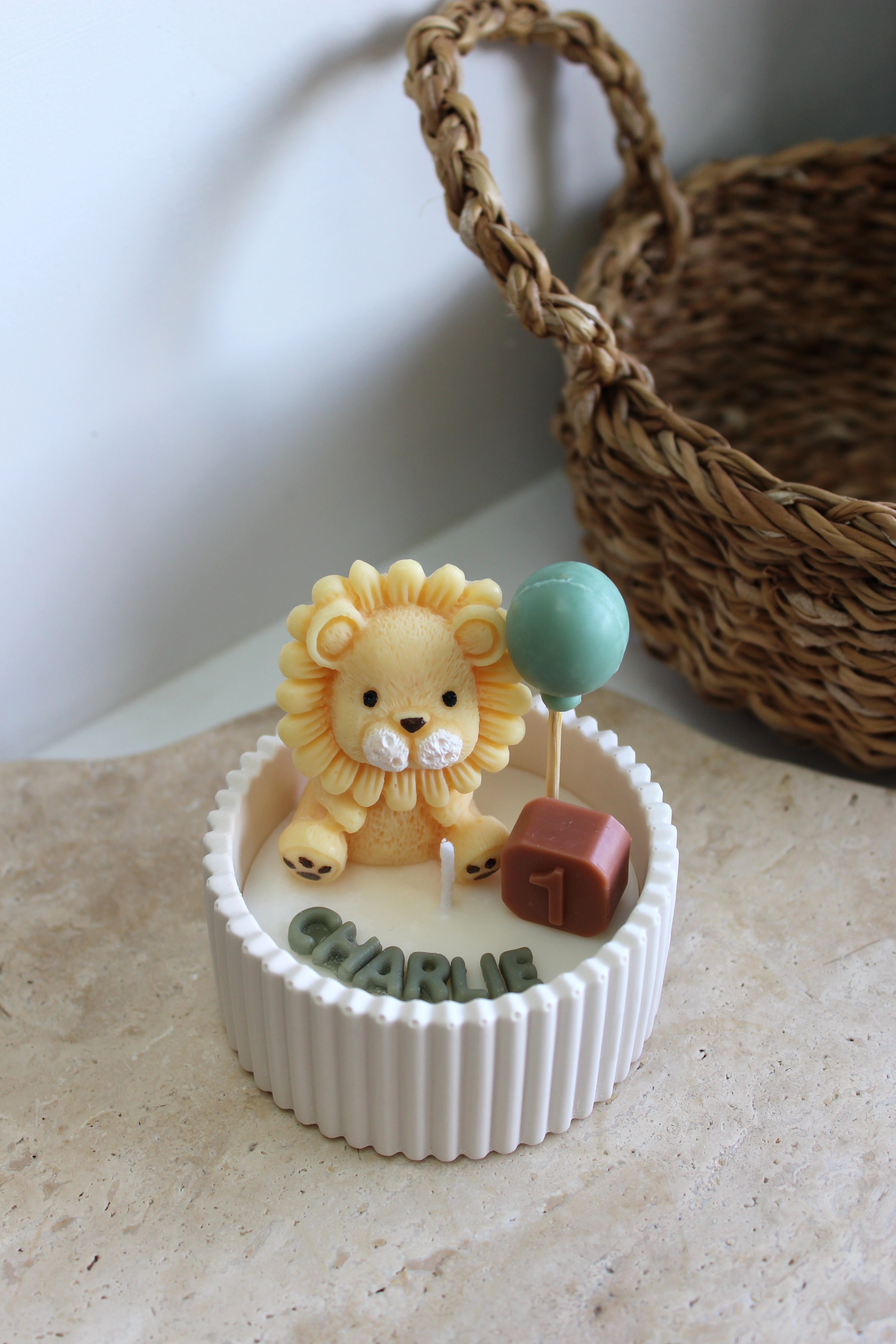 Composition anniversaire - Mini modèle rond